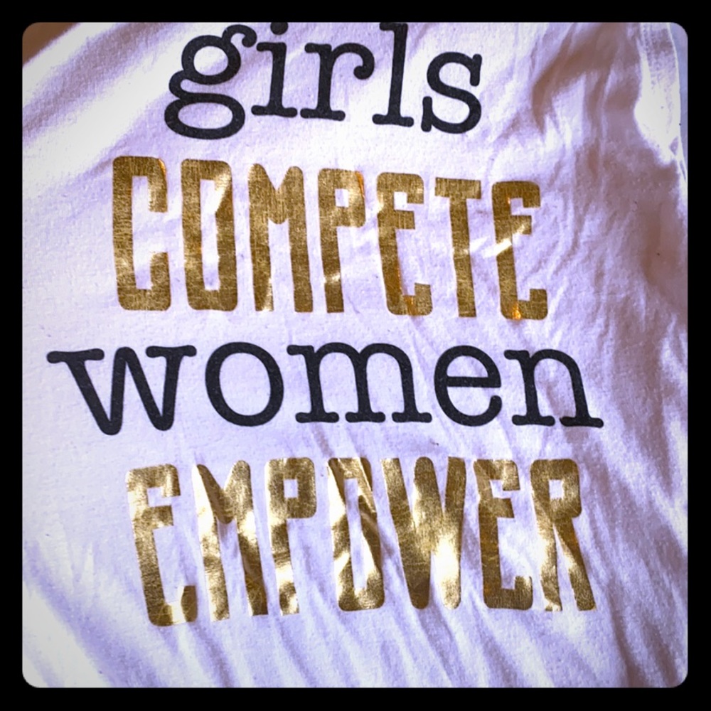 Workout fitness top feminism top